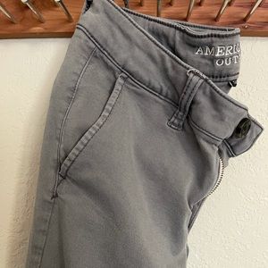 grey skinny pants